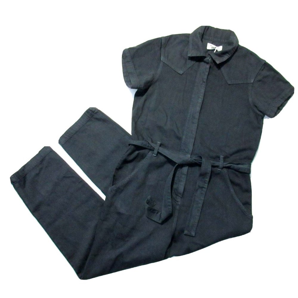 Reformation Black Jumpsuit